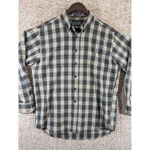 Pendleton Flannel Shirt Men's Large Wool Plaid Long Sleeve Button Down Read Desc